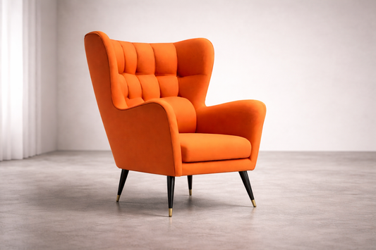 Comfortable Velvet Sofa Lounge Chair